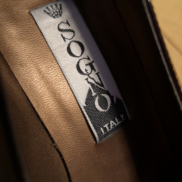 Vintage Leather Pumps Heels Lion Head EU 36.5 - Picture 6 of 6